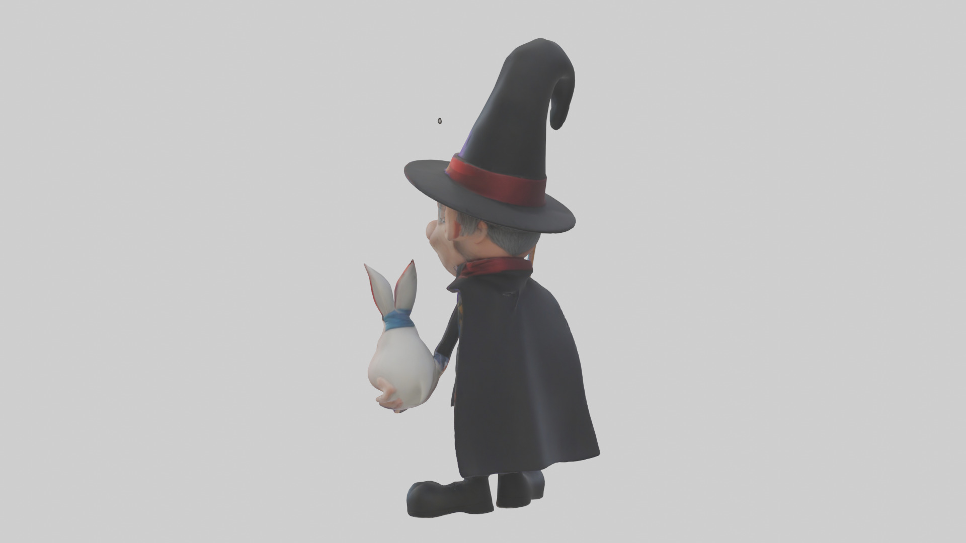 Cartoon Magician model 3D model_1