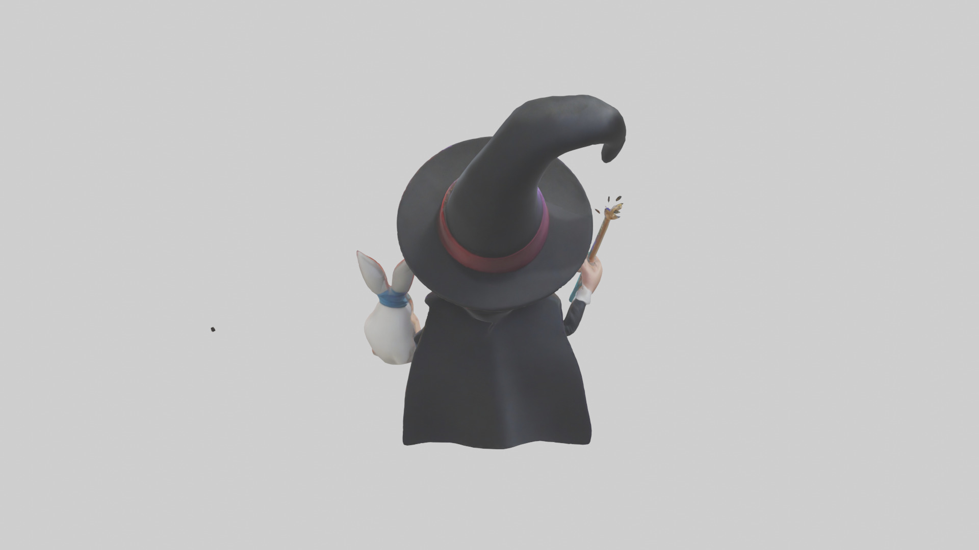 Cartoon Magician model 3D model_15