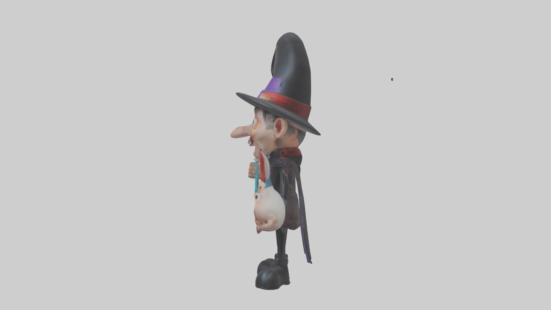 Cartoon Magician model 3D model_12
