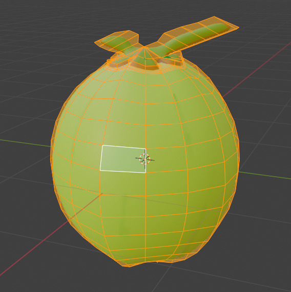coconut with subdivistion 3D model_1