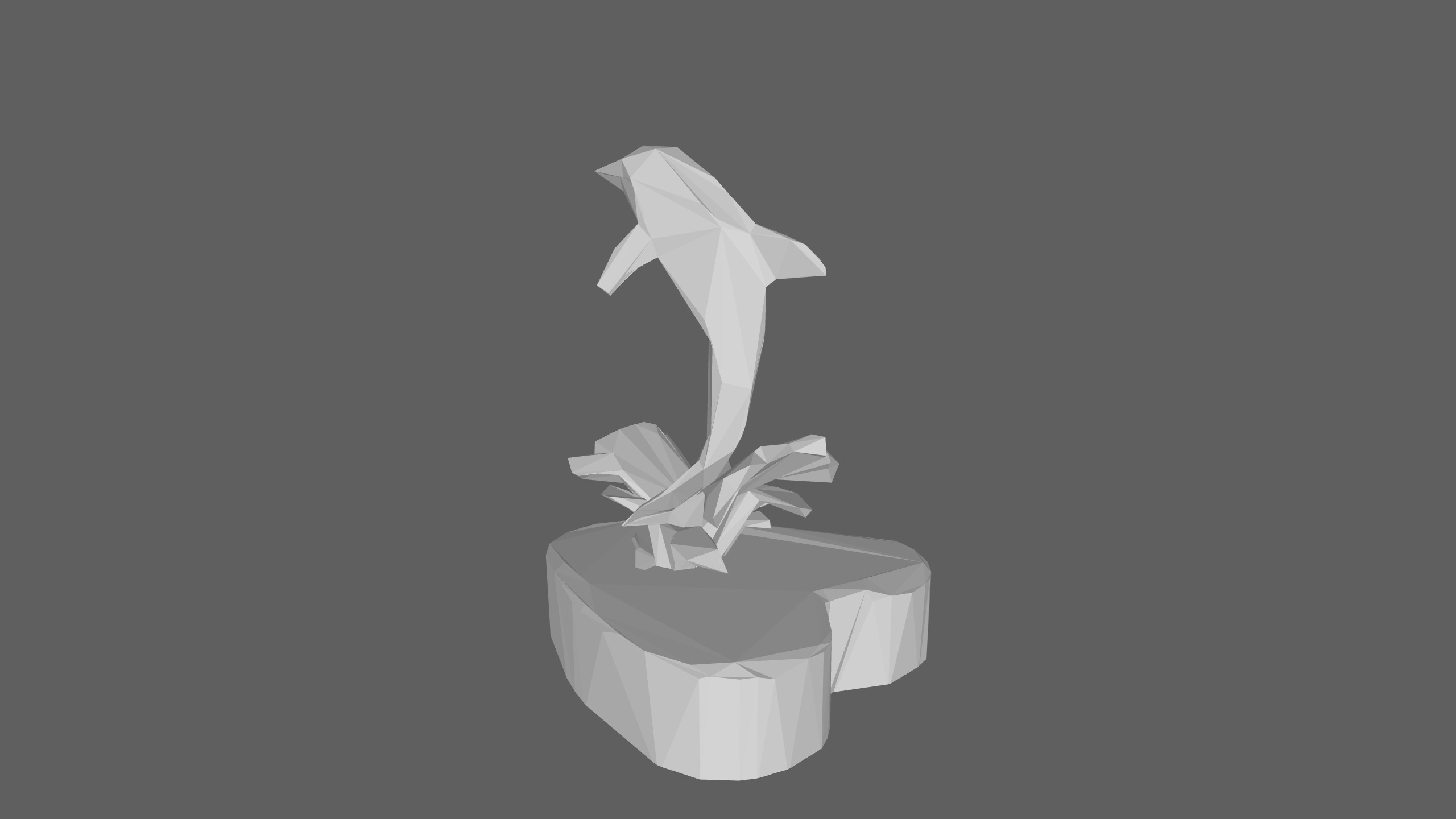 Dolphin Low Poly Low-poly 3D model_3