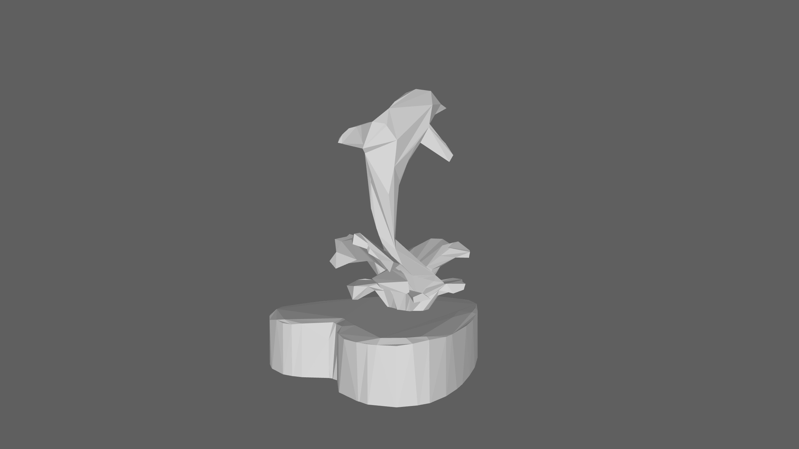 Dolphin Low Poly Low-poly 3D model_5