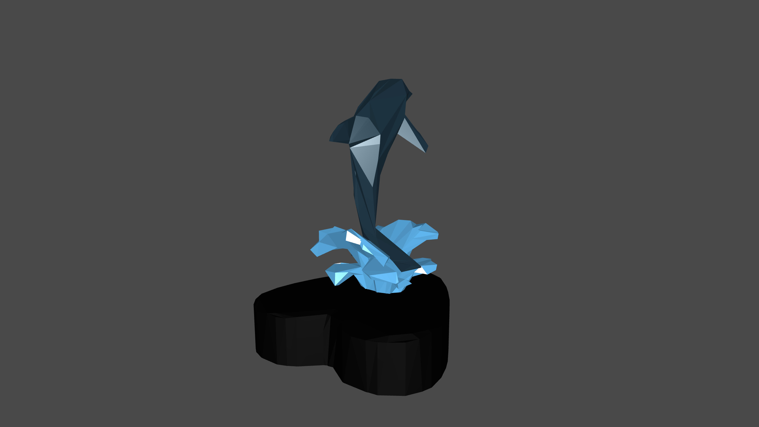 Dolphin Low Poly Low-poly 3D model_12