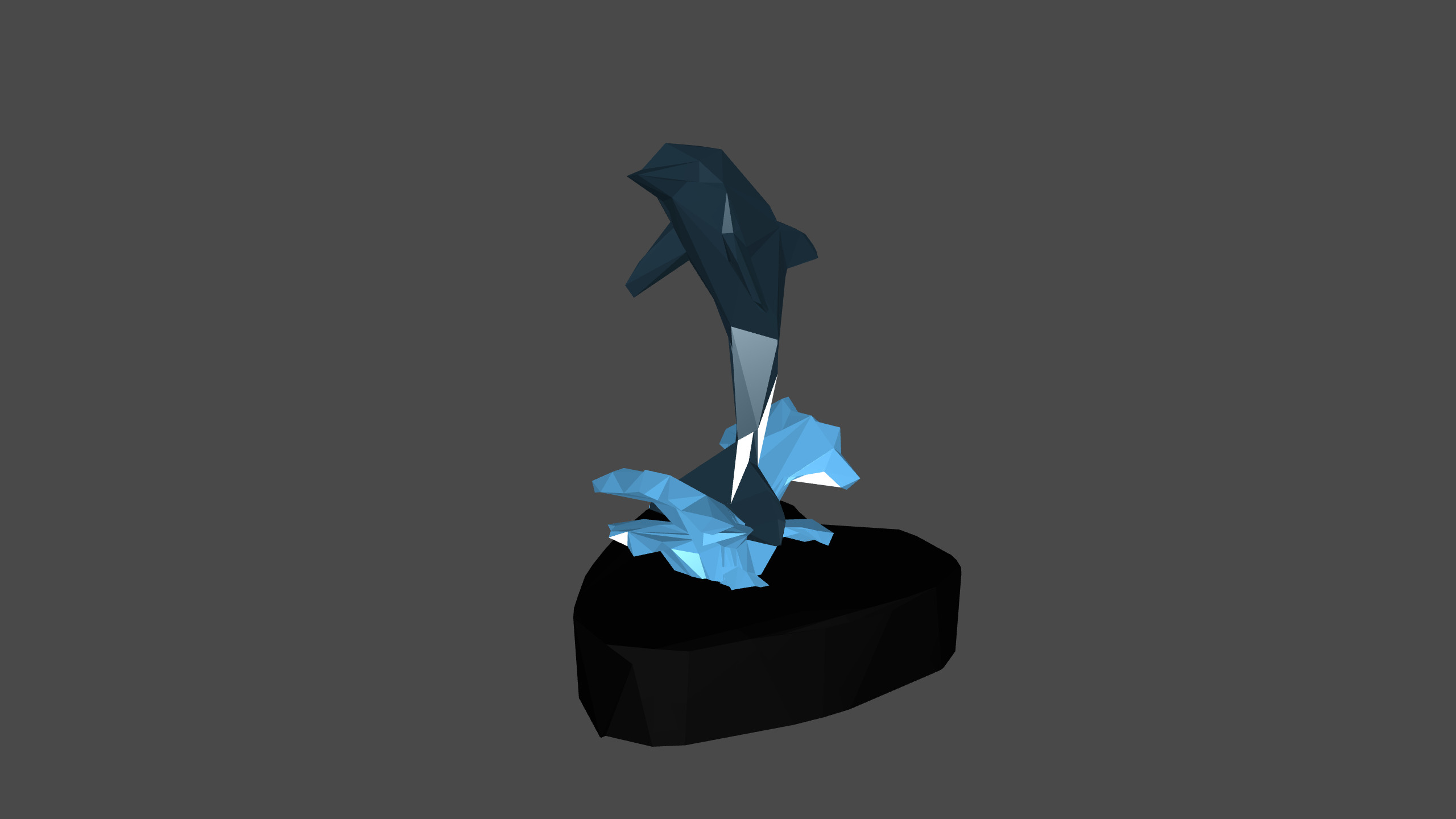 Dolphin Low Poly Low-poly 3D model_9