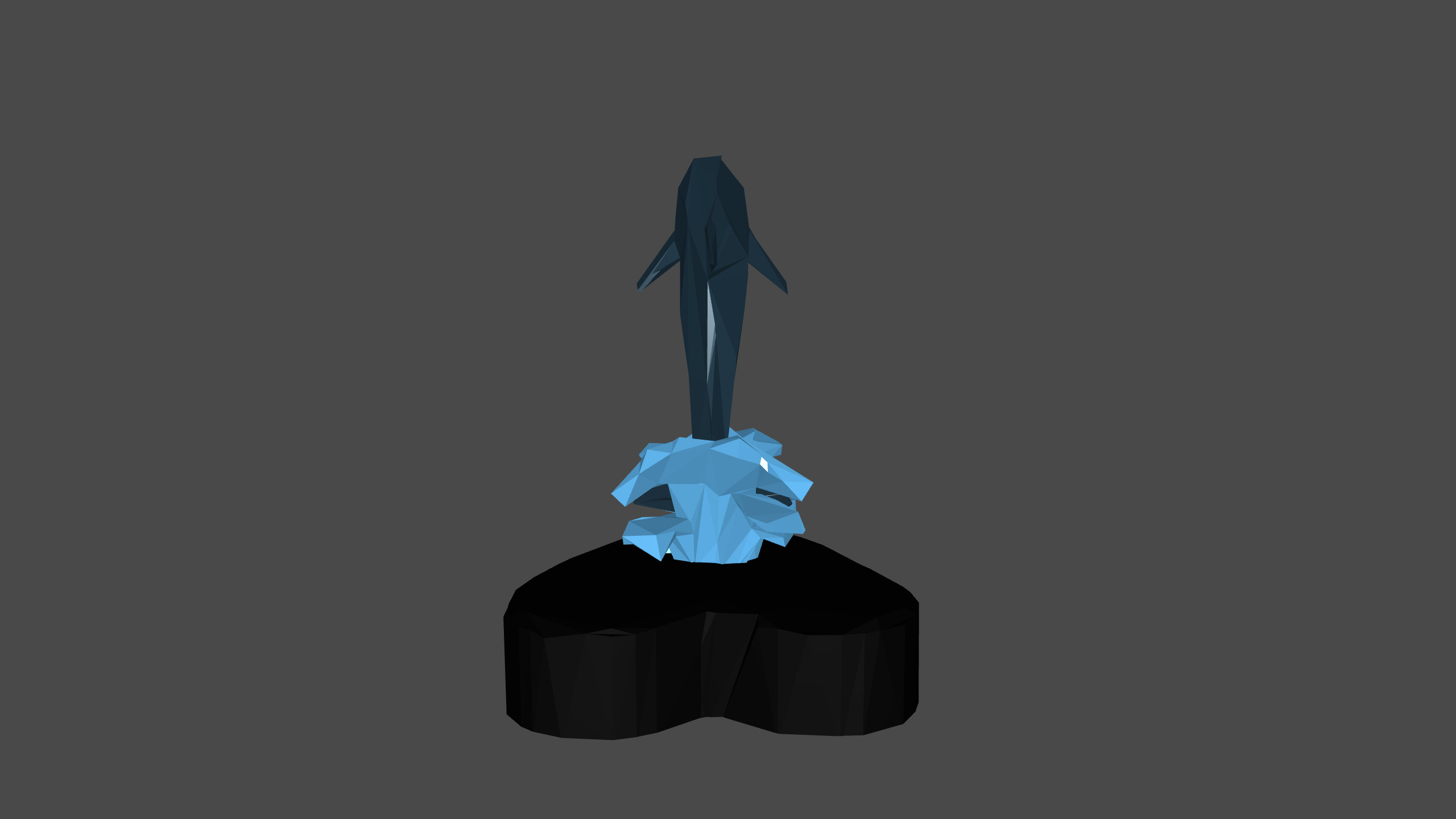 Dolphin Low Poly Low-poly 3D model_13