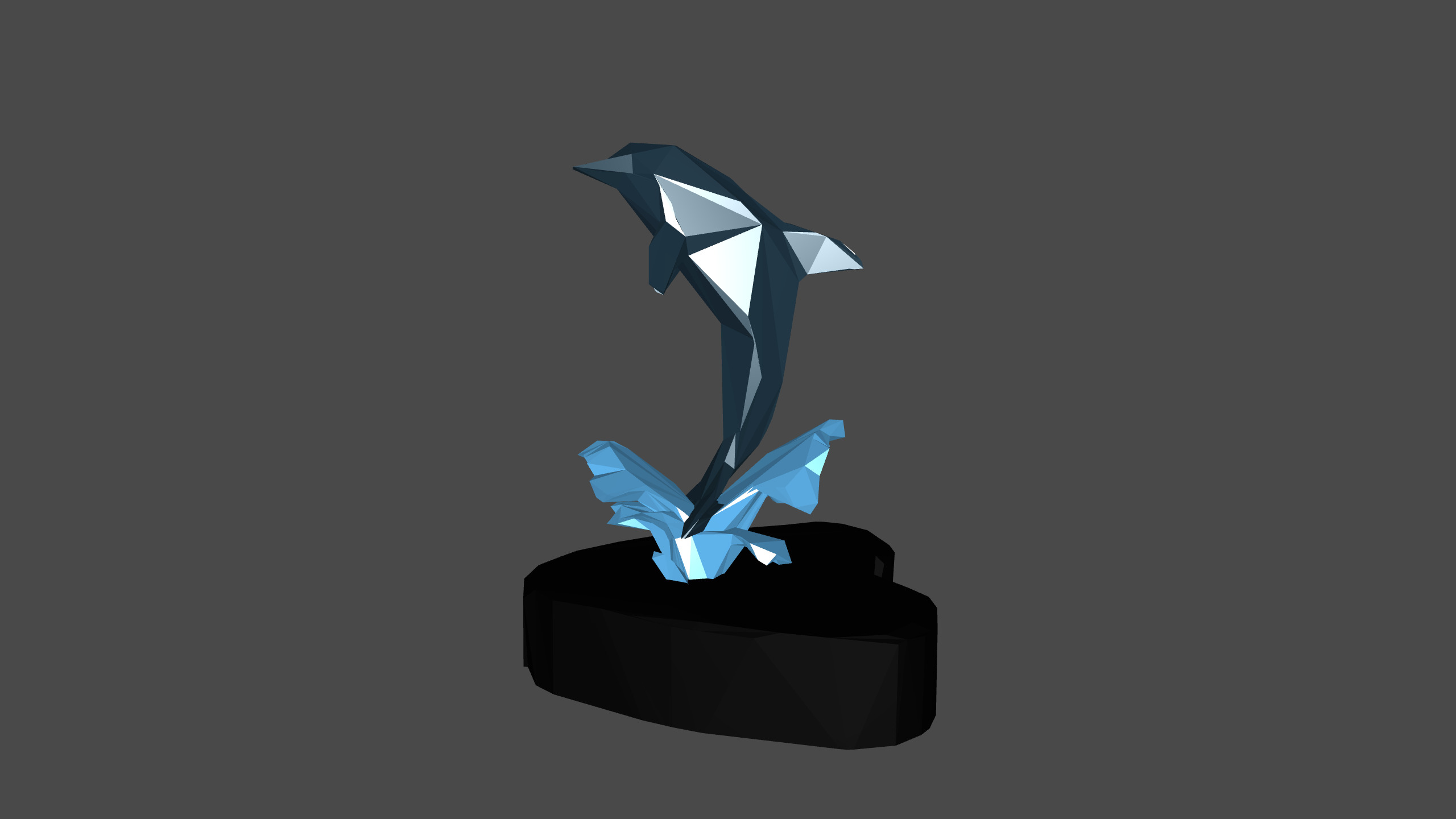 Dolphin Low Poly Low-poly 3D model_15