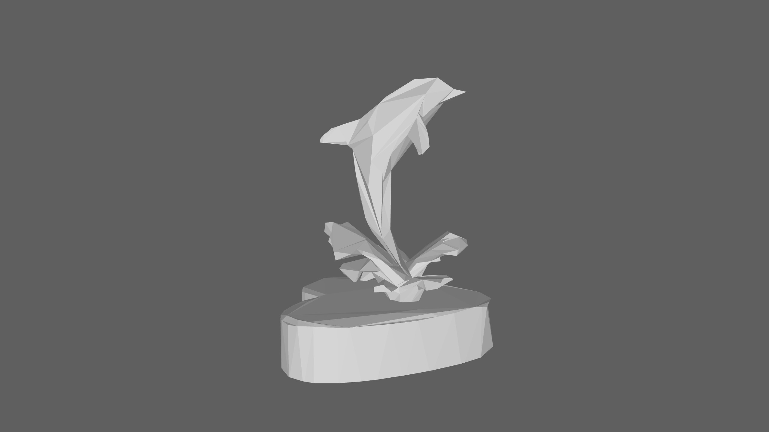 Dolphin Low Poly Low-poly 3D model_6