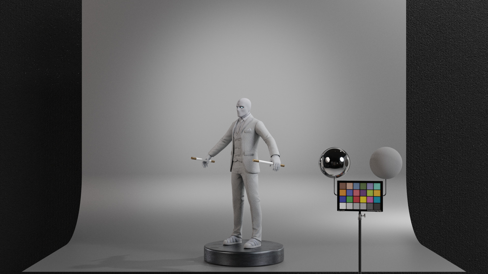 Mr Knight Low-poly 3D model_8