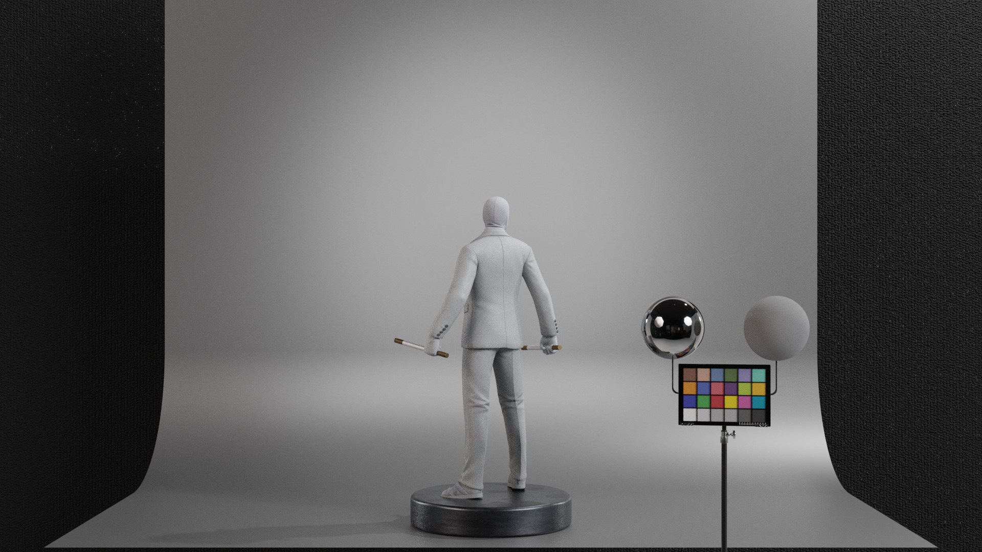 Mr Knight Low-poly 3D model_13