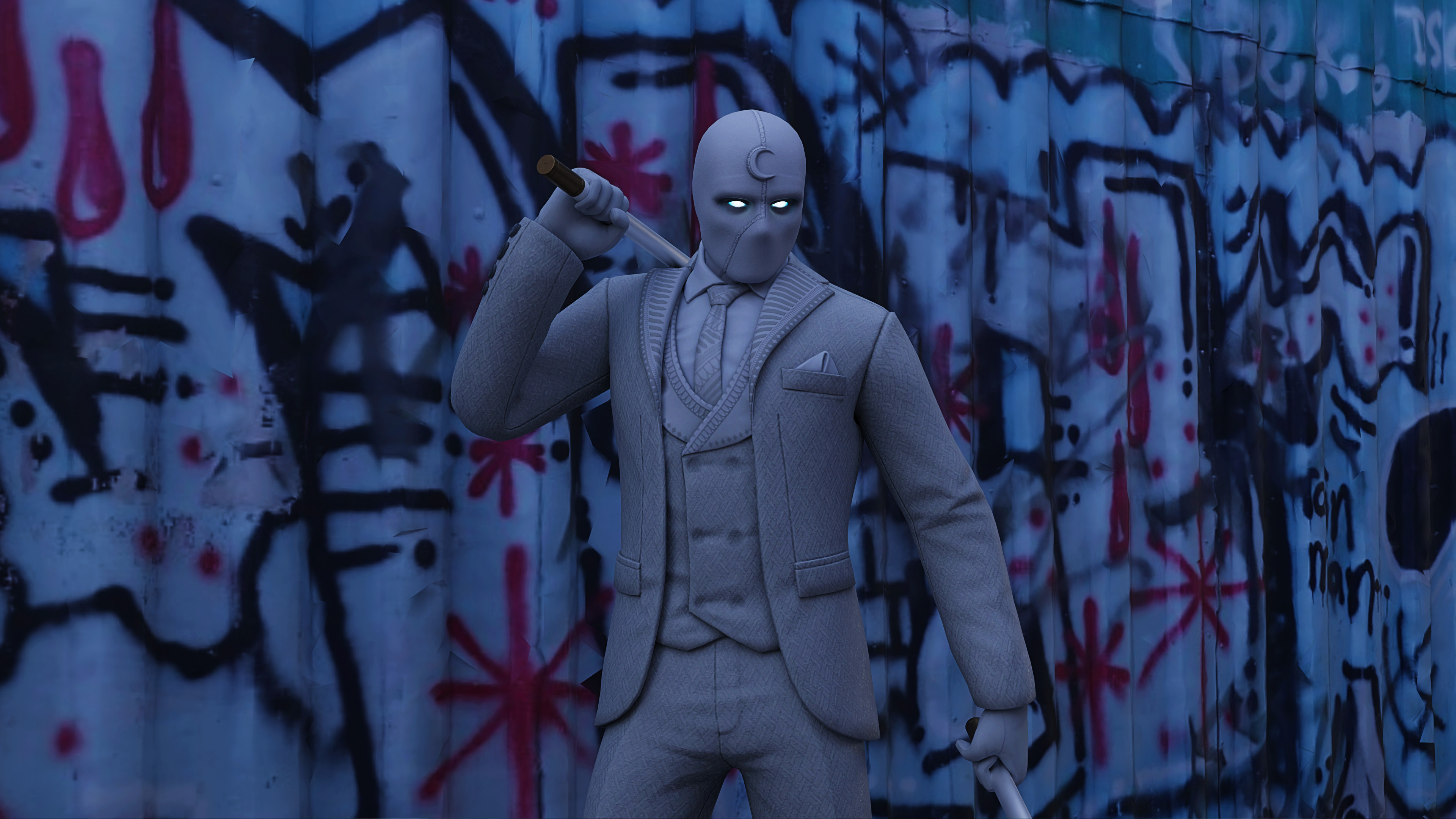 Mr Knight Low-poly 3D model_20