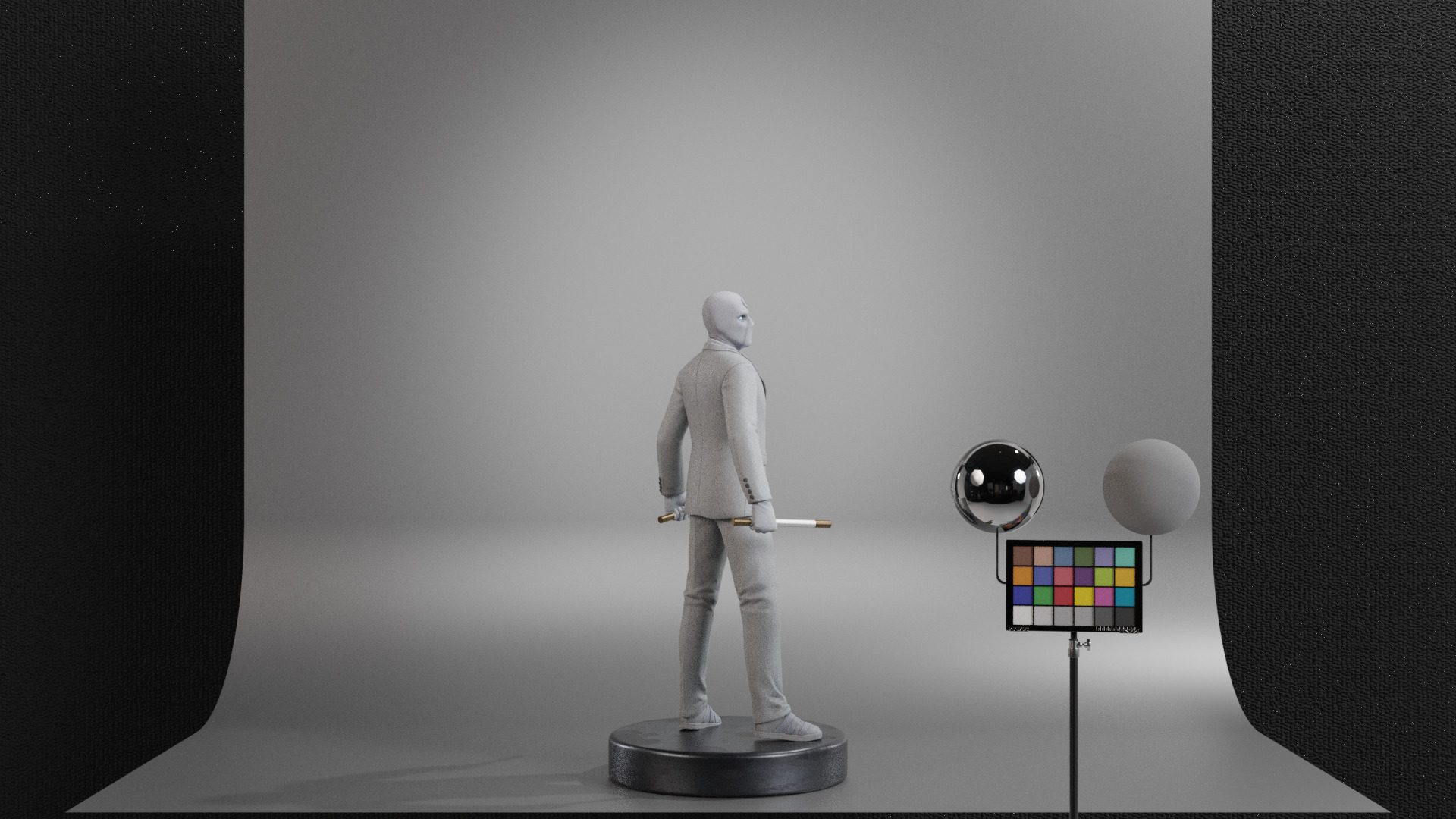 Mr Knight Low-poly 3D model_11