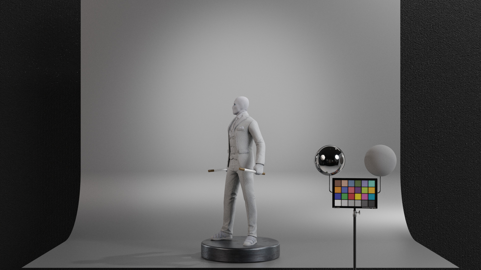 Mr Knight Low-poly 3D model_15
