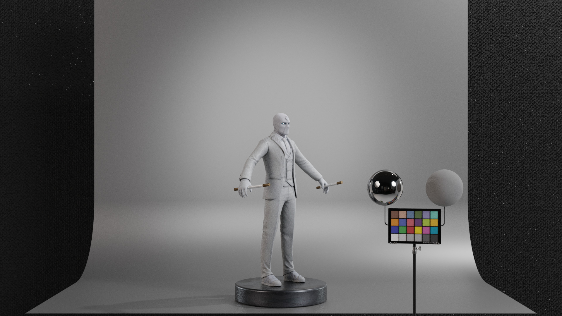 Mr Knight Low-poly 3D model_2