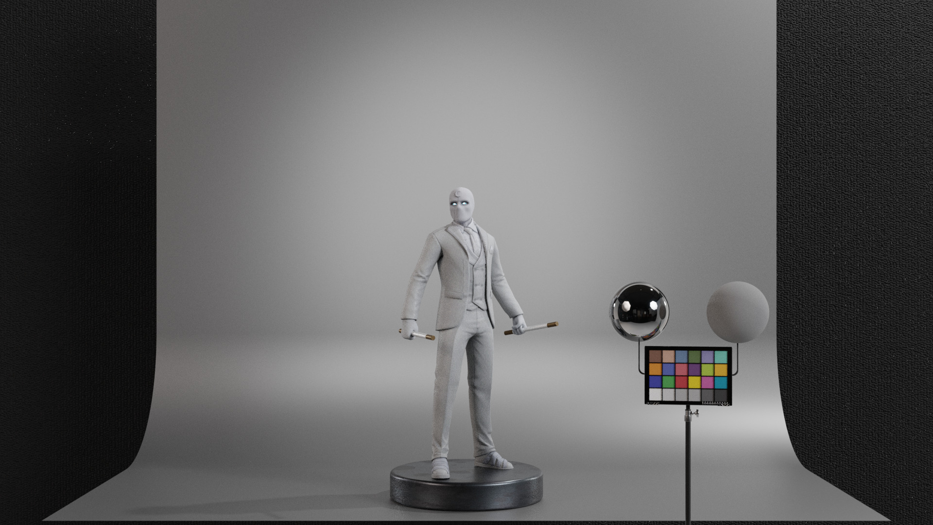 Mr Knight Low-poly 3D model_9