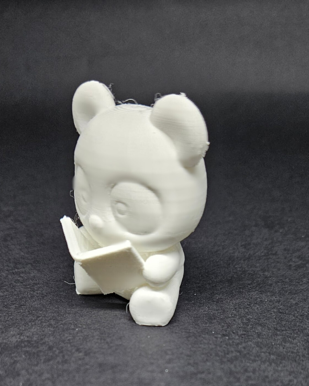 Panda Reading a Book 3D print model_8