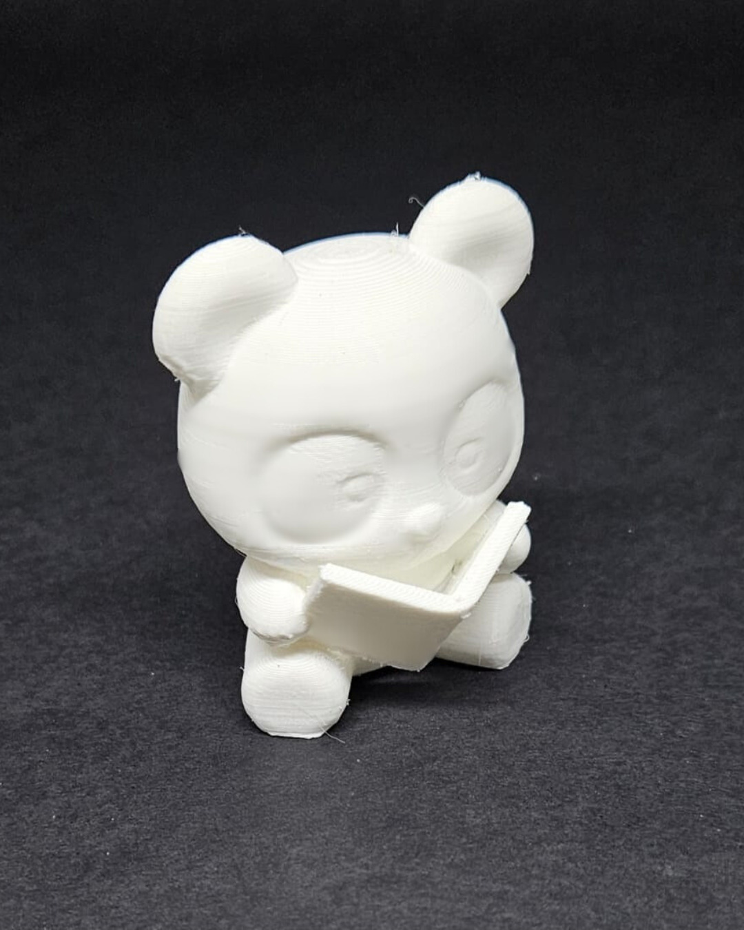 Panda Reading a Book 3D print model_7