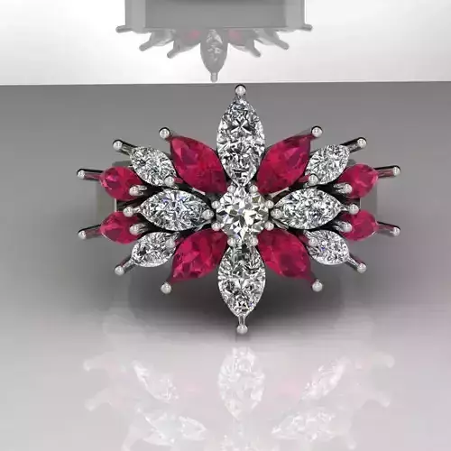 Luxurious Marquise Stone Ring