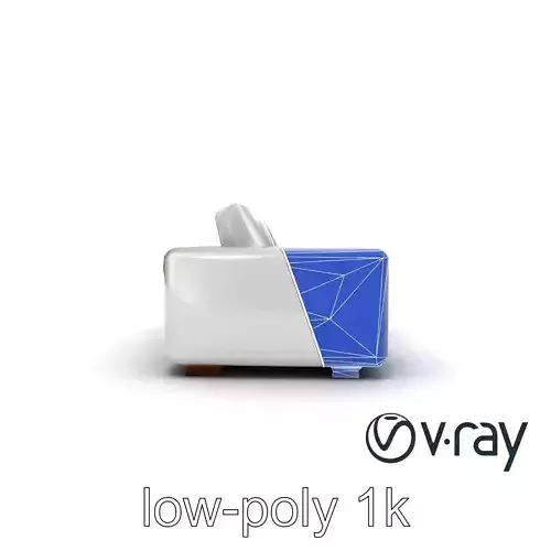 Large Soft Sofa Interior Furniture model pack