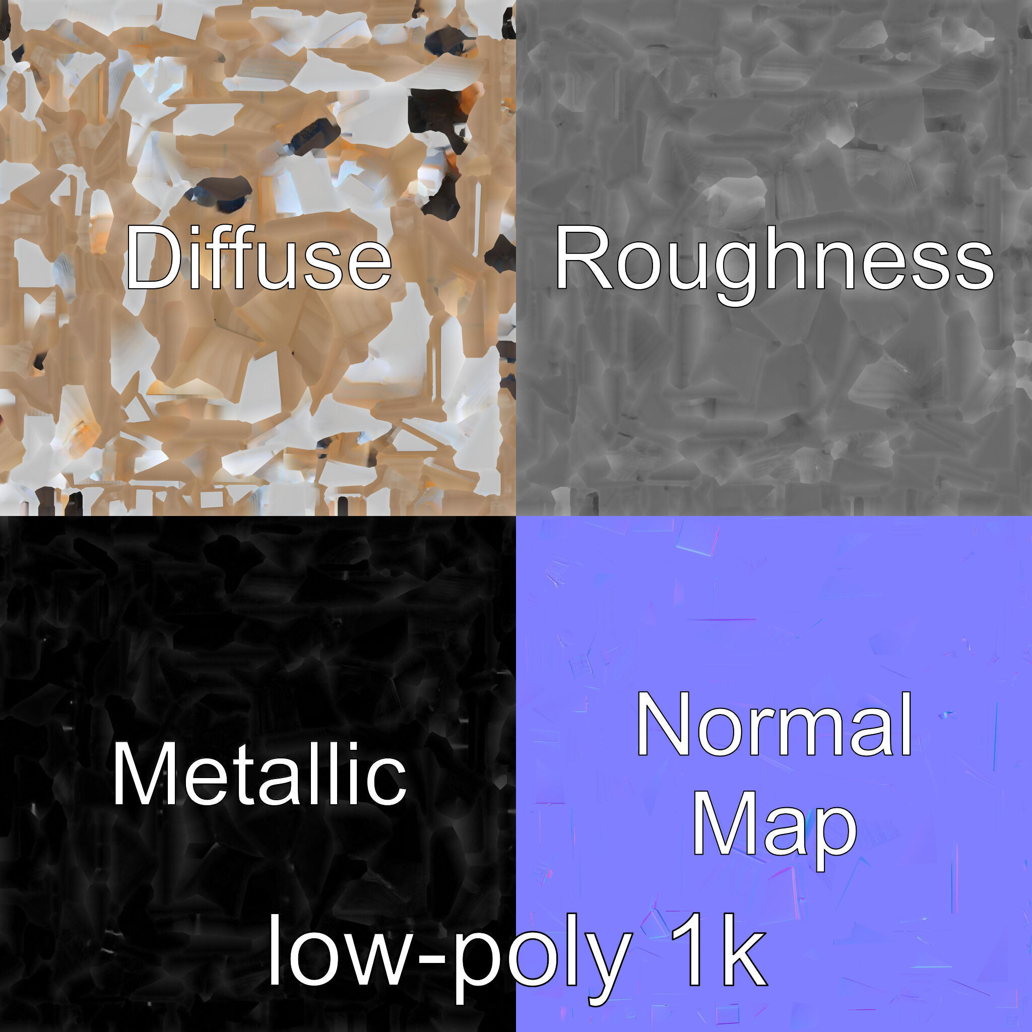 Spacious Built-In Wardrobe Interior model pack Low-poly 3D model_7