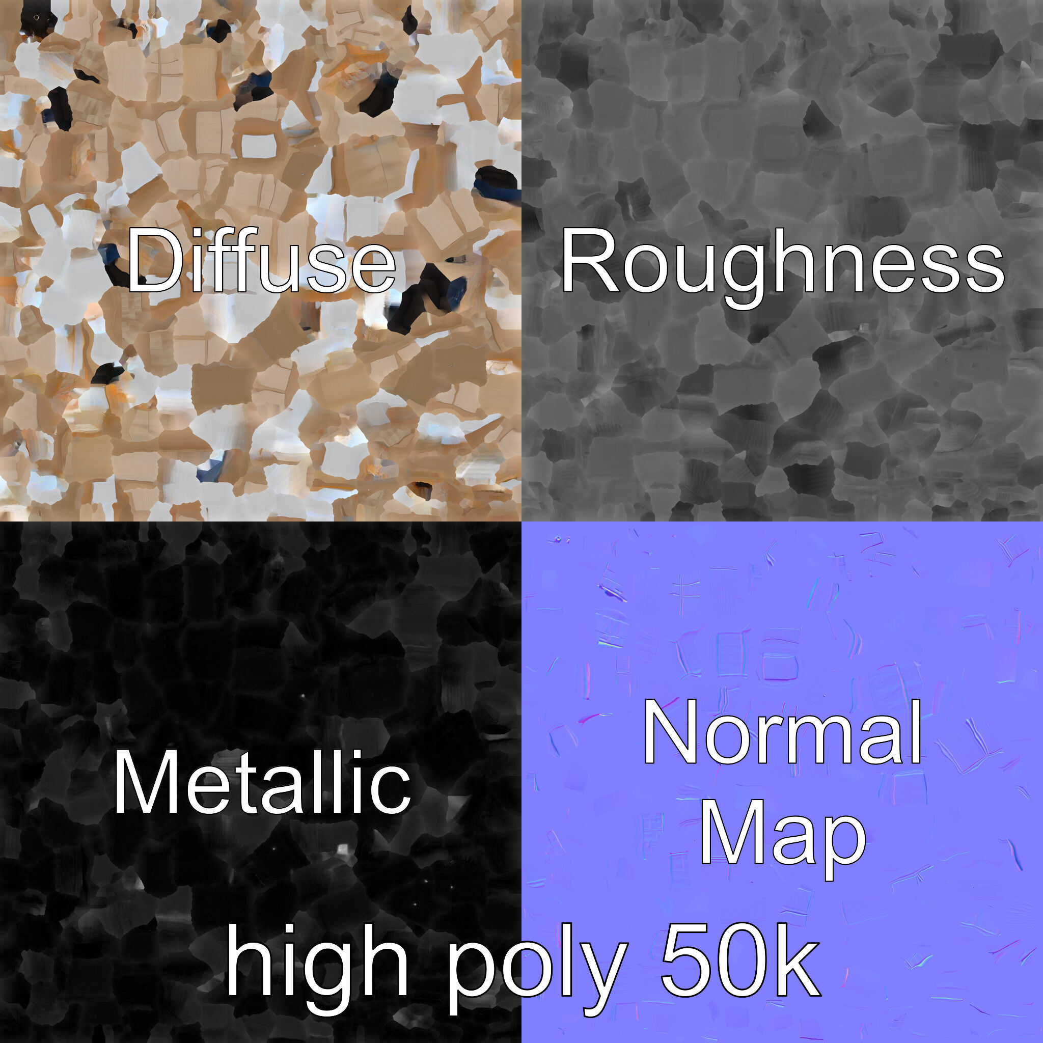 Spacious Built-In Wardrobe Interior model pack Low-poly 3D model_5