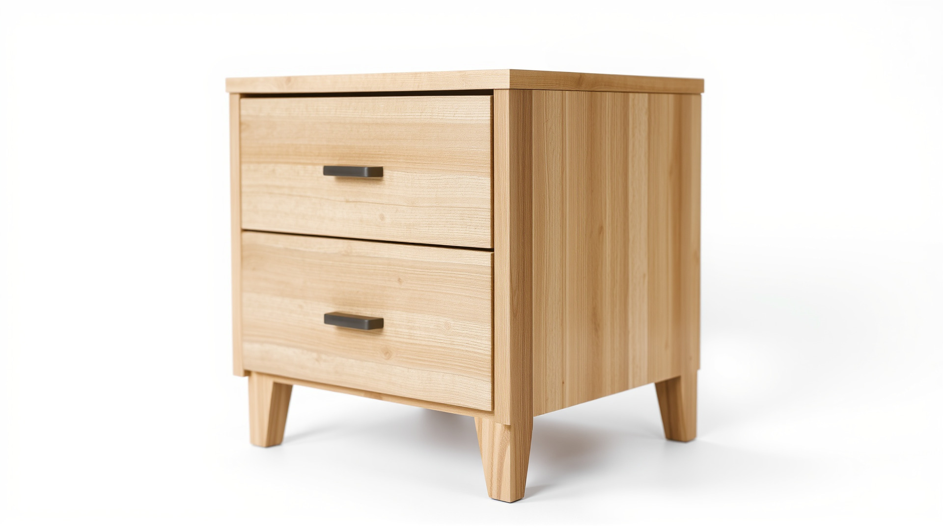 Modern Bedside Table with Drawers model pack Low-poly 3D model_6