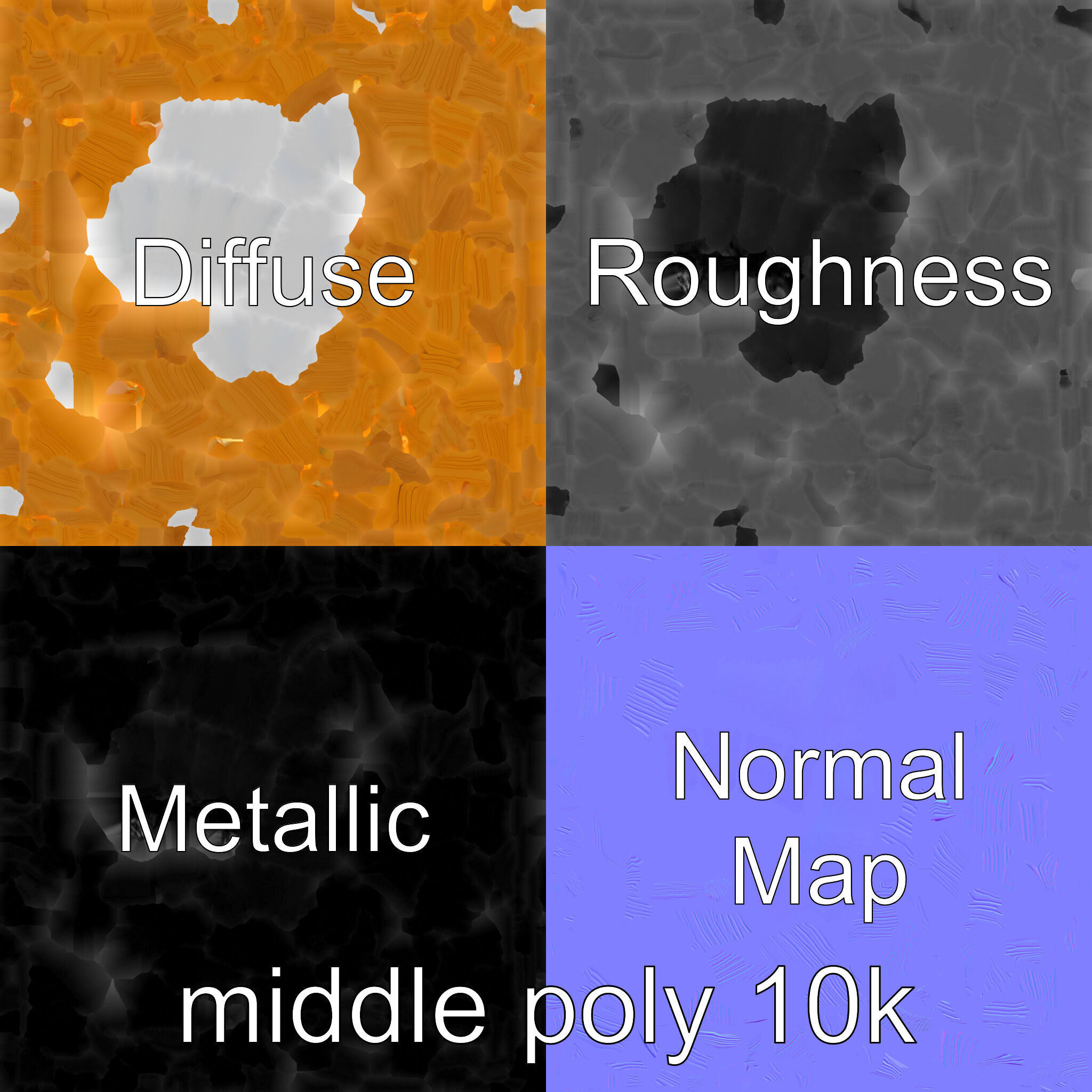 Modern Wooden Wall Shelf with Vase model pack Low-poly 3D model_4