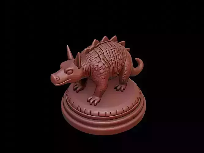 Armadillo Animal Figure Printable