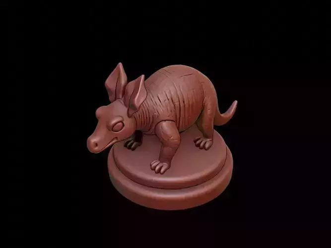 Armadillo Animal Figure Printable