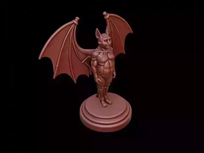 Bat Animal Figure Printable