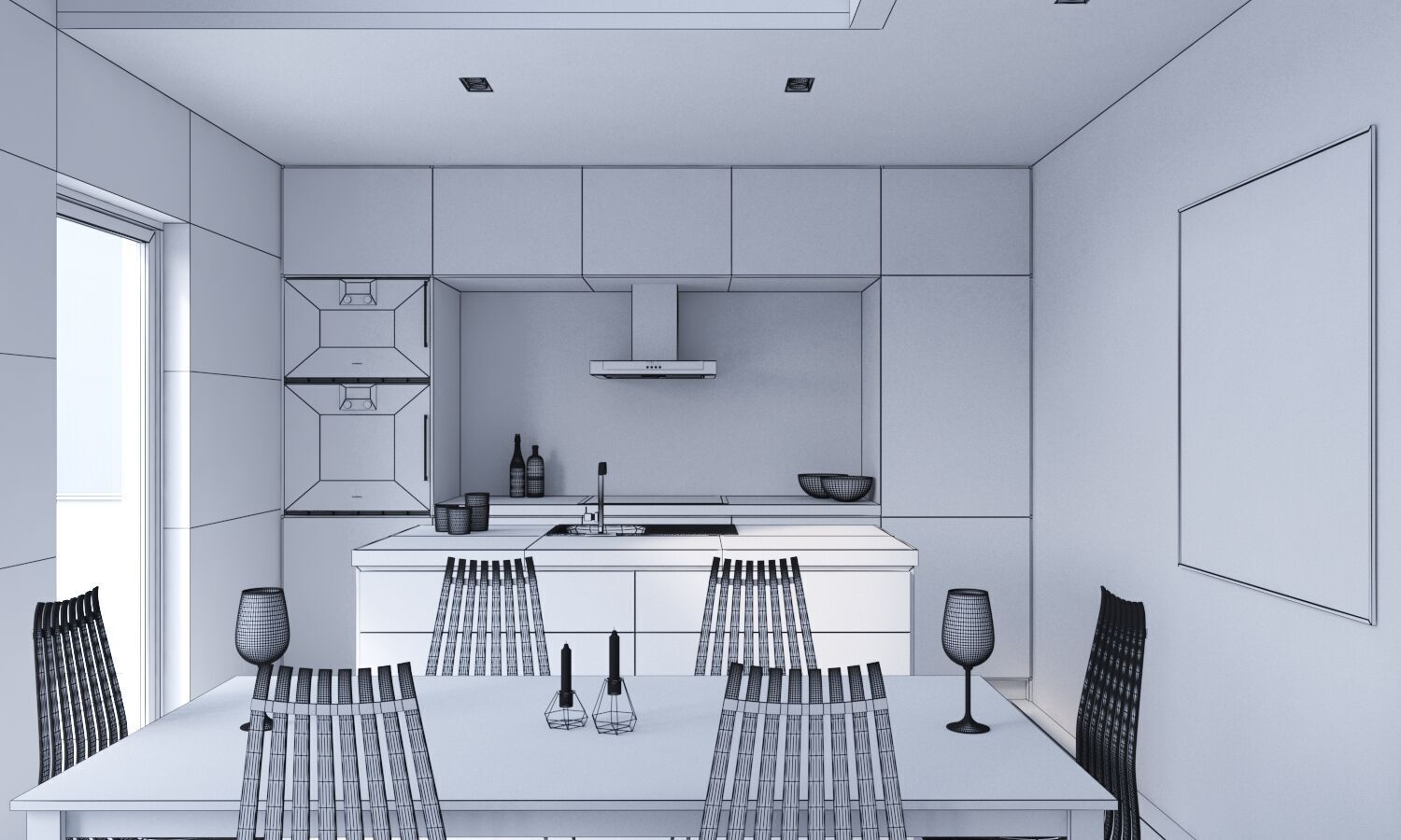 The White Loft 3D model_17