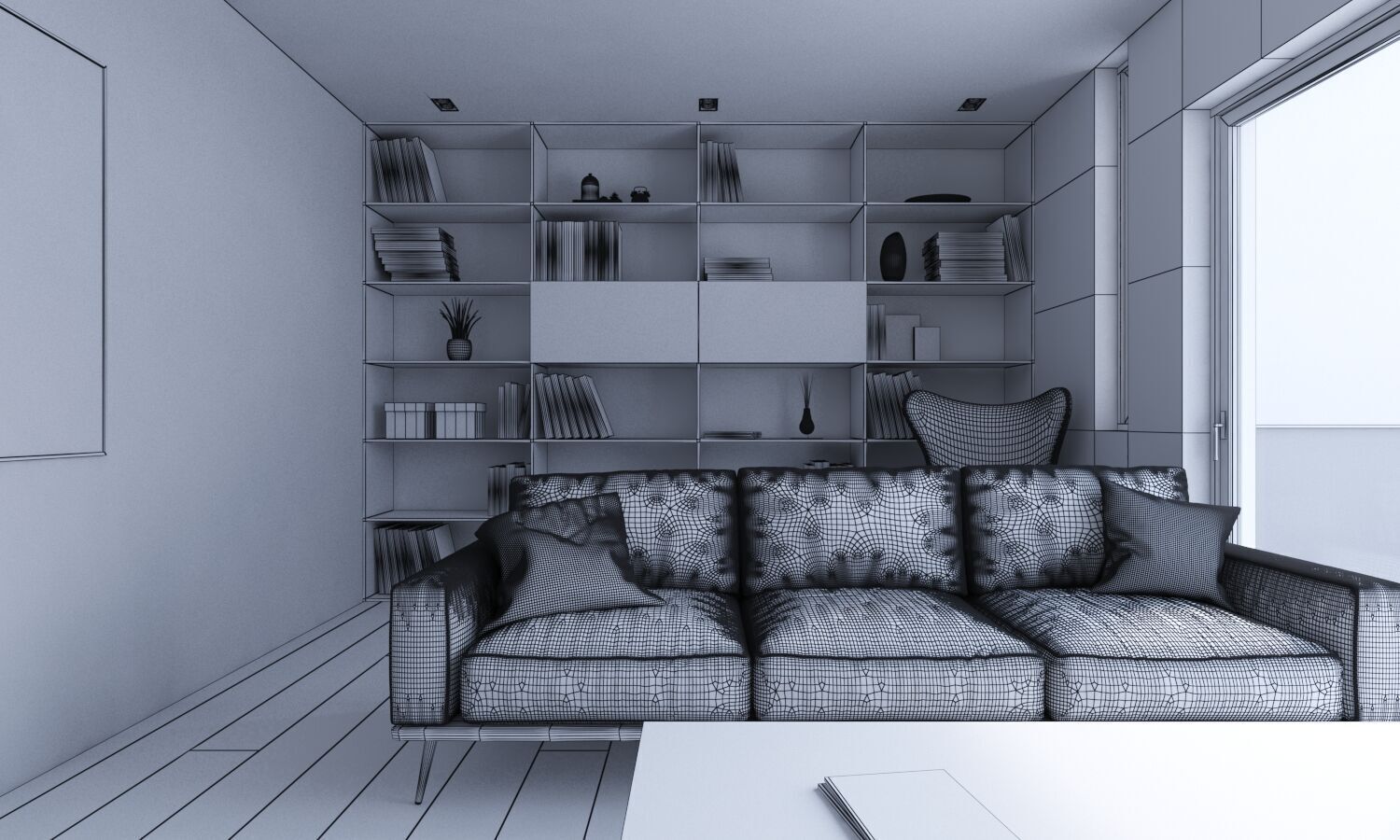 The White Loft 3D model_12