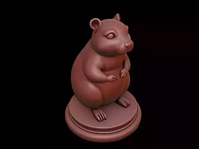 Beaver Animal Figure Printable