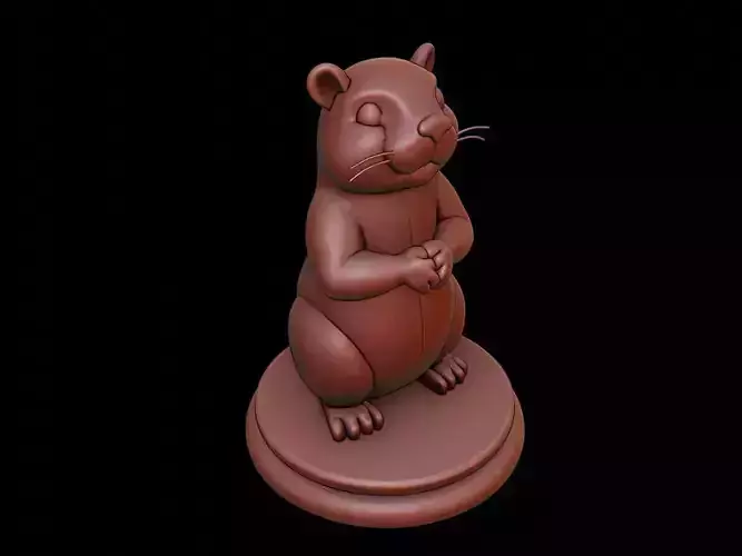 Beaver Animal Figure Printable