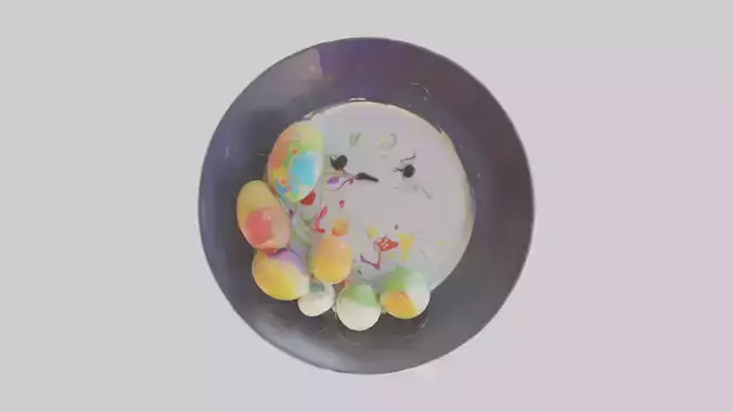 Cartoon Party Plate model