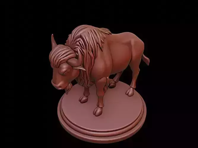 Bison Animal Figure Printable