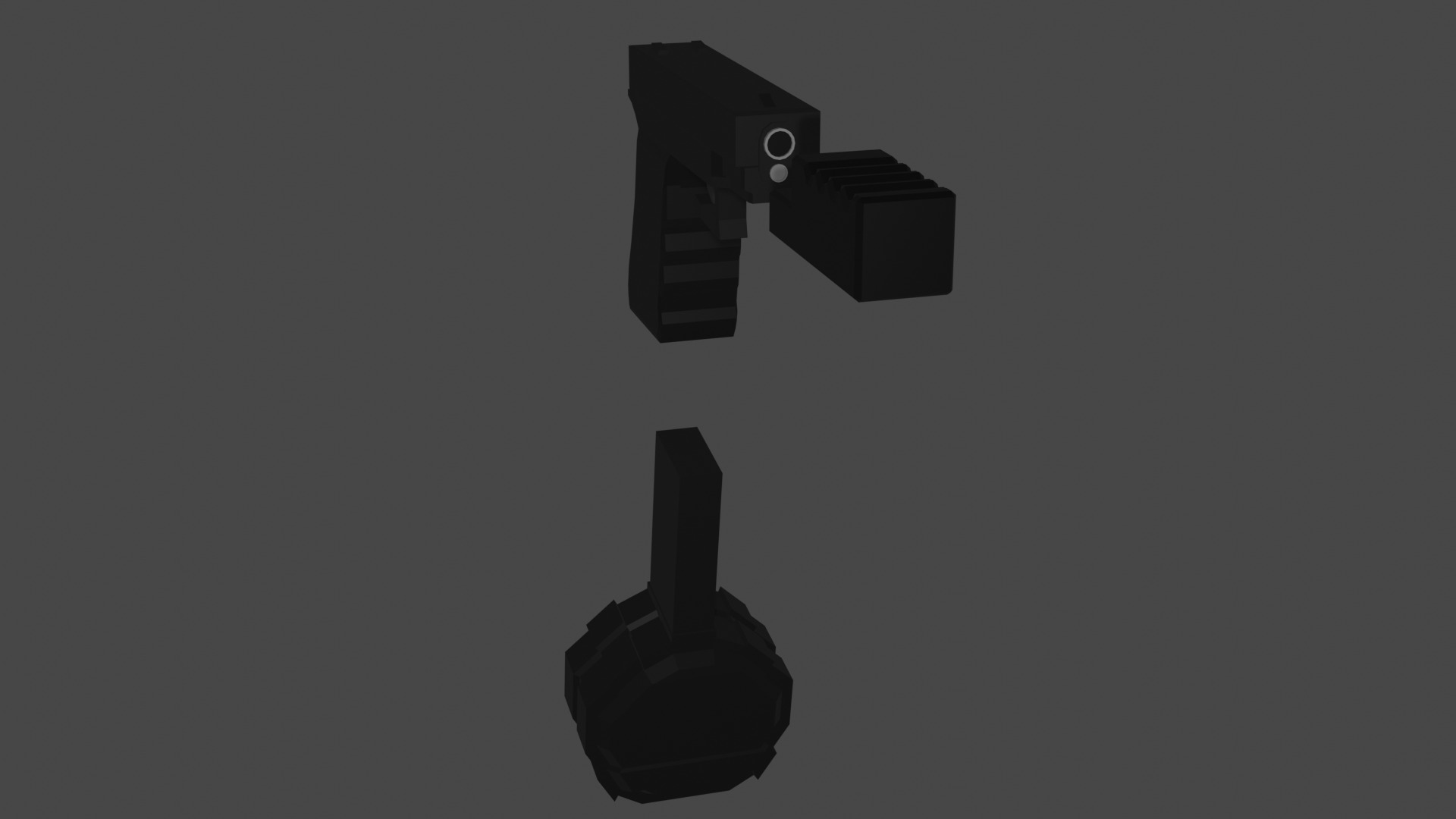 LOW-POLY GLOCKS 18 3D model_3