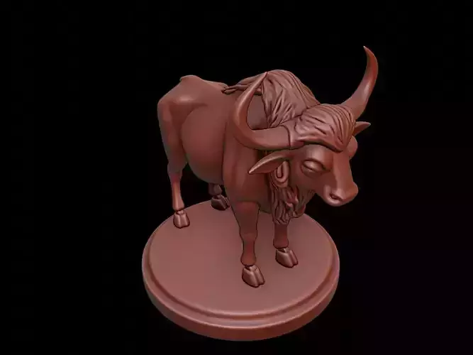 Buffalo Animal Figure Printable