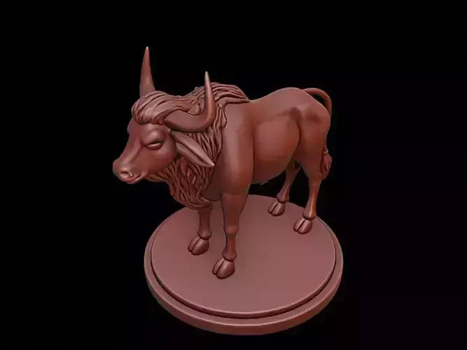 Buffalo Animal Figure Printable