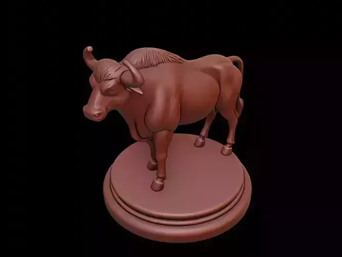 Buffalo Animal Figure Printable