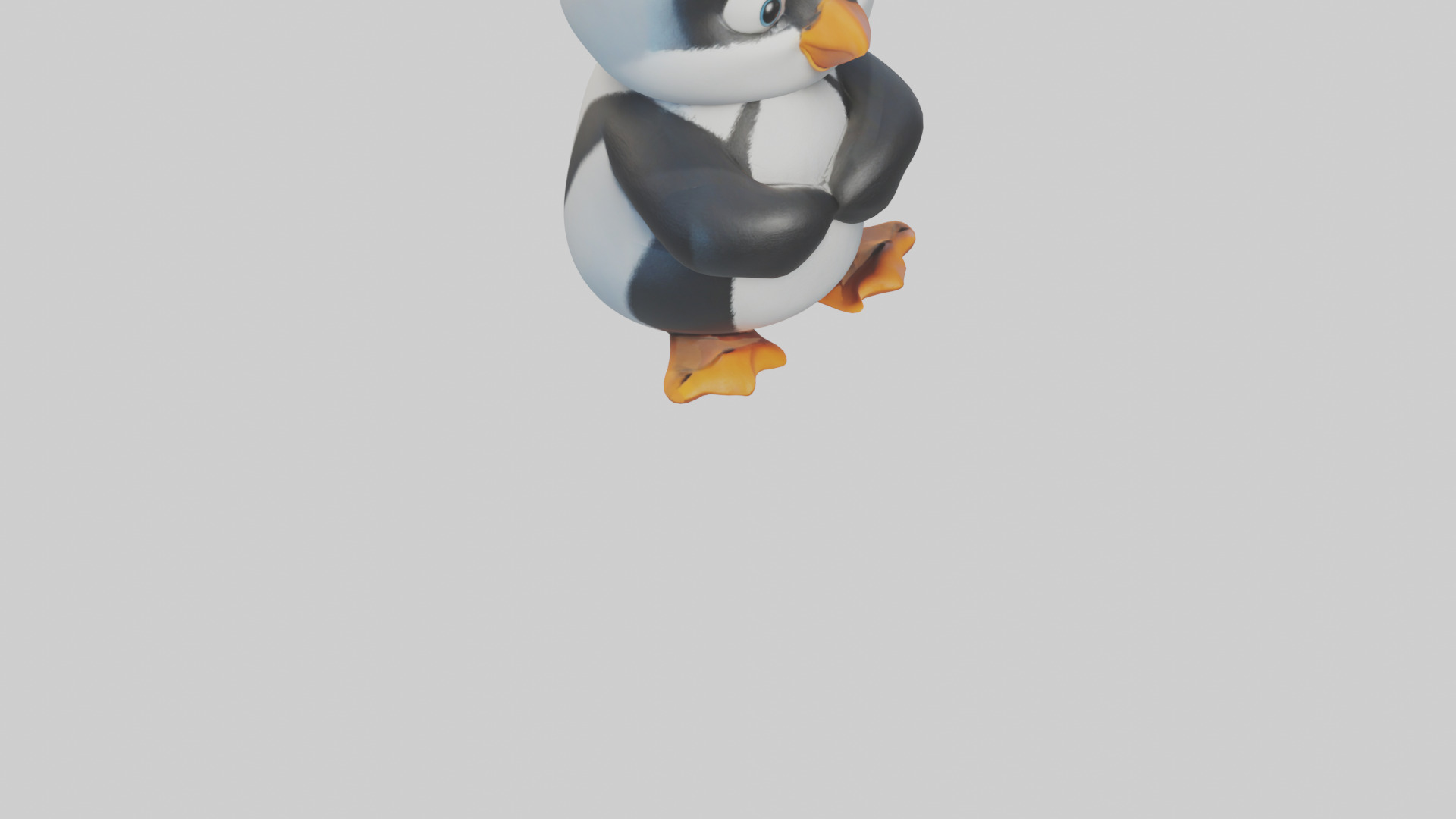 Cartoon Penguin model 3D model_7