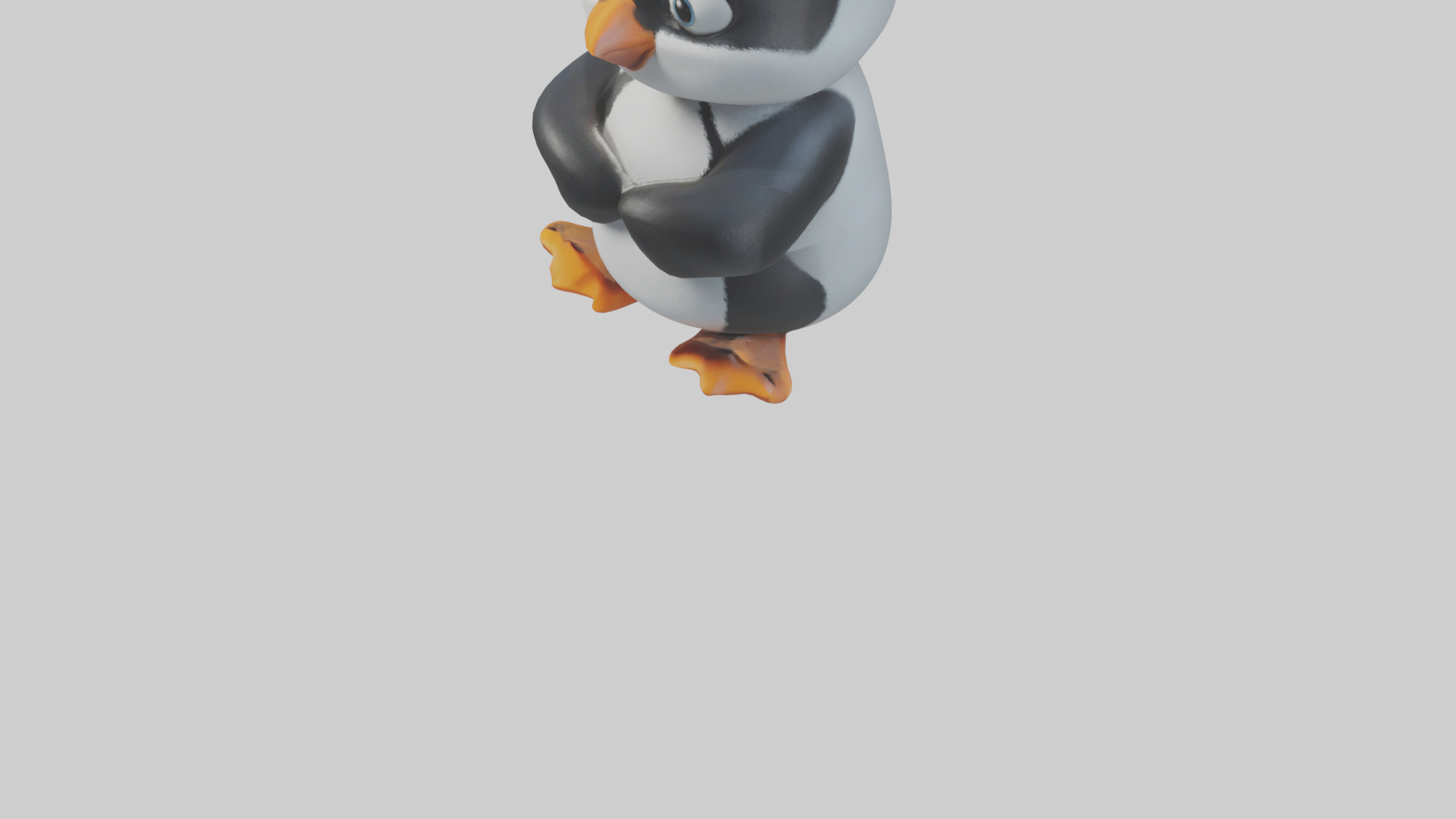 Cartoon Penguin model 3D model_6