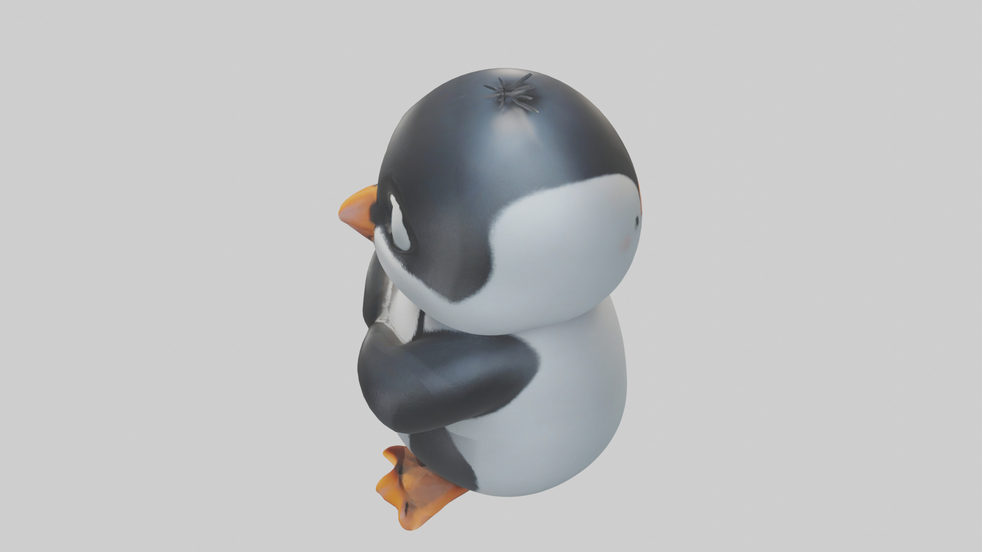 Cartoon Penguin model 3D model_17