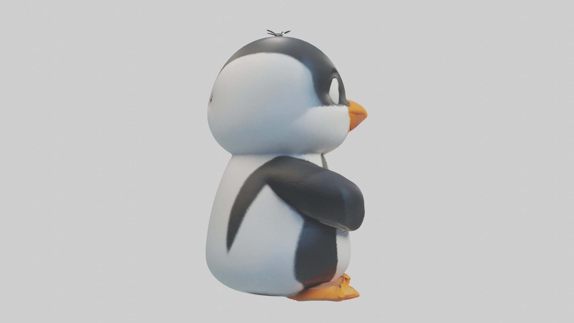 Cartoon Penguin model 3D model_13