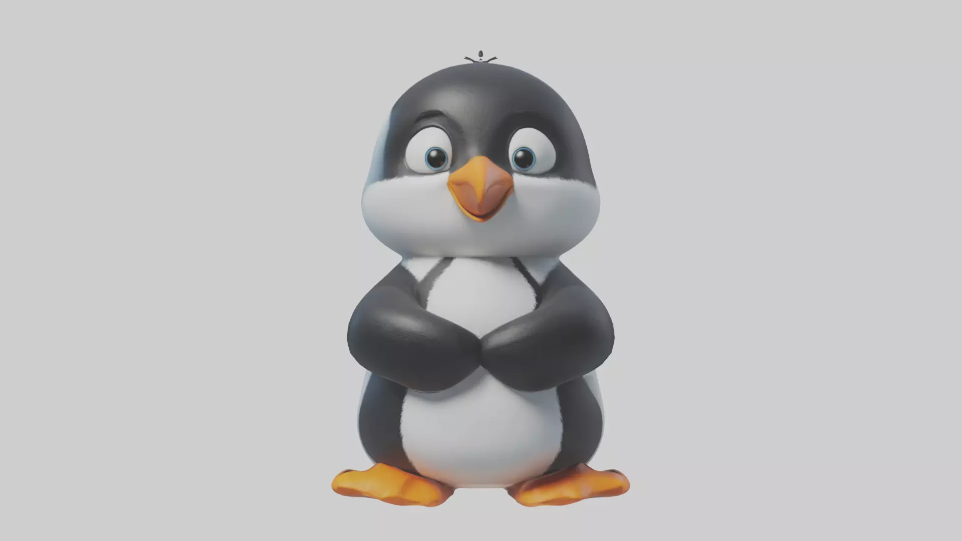 Cartoon Penguin model 3D model_0