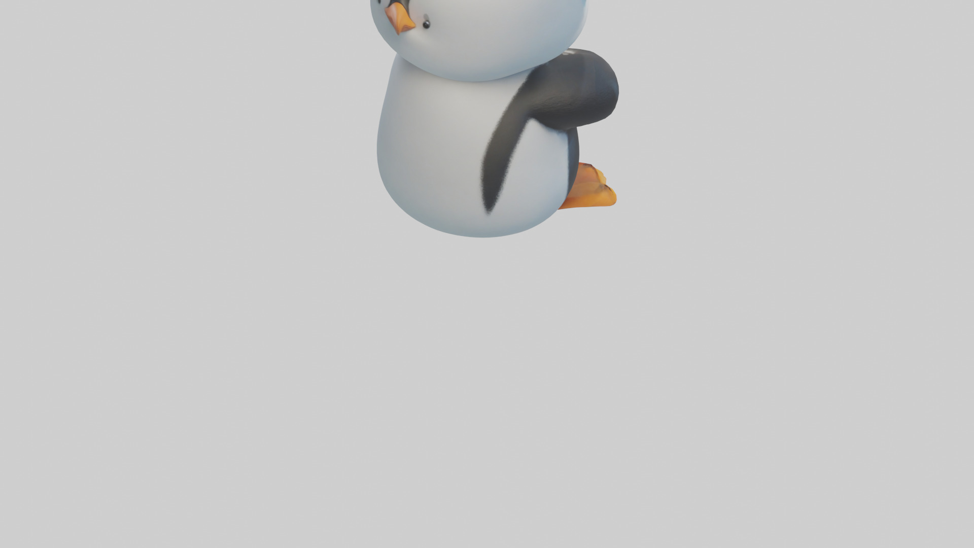 Cartoon Penguin model 3D model_5
