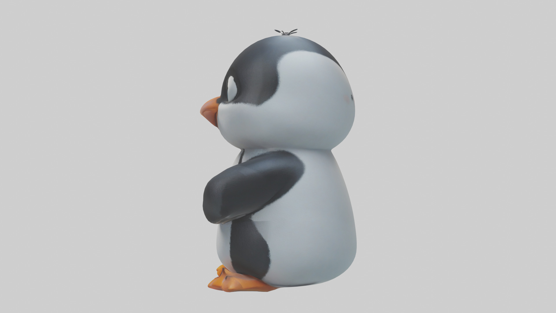 Cartoon Penguin model 3D model_12