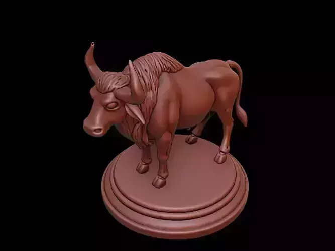 Buffalo Animal Figure Printable