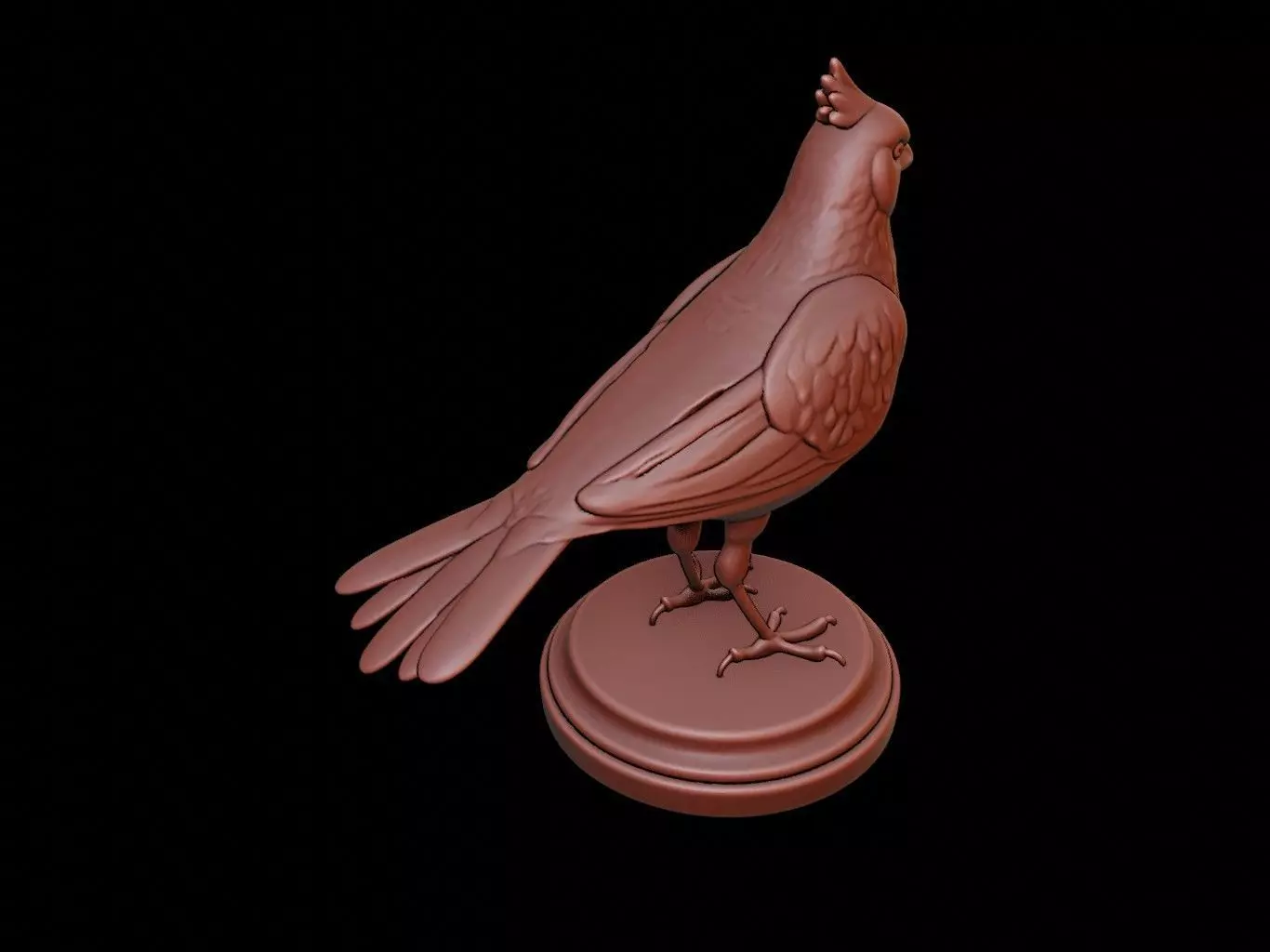 Canary Animal Figure Printable 3D print model_0
