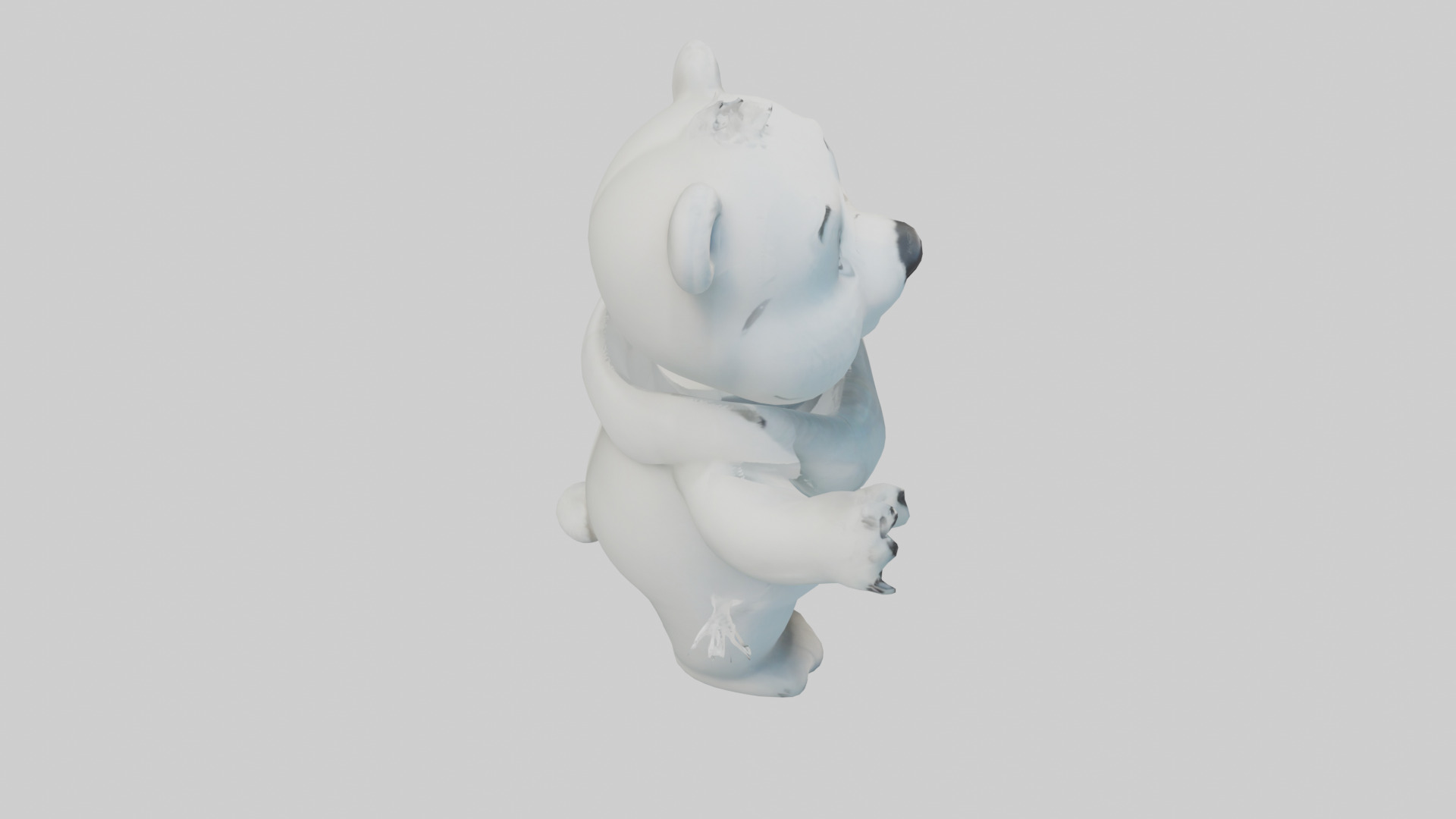 Cartoon Polar Bear model 3D model_18
