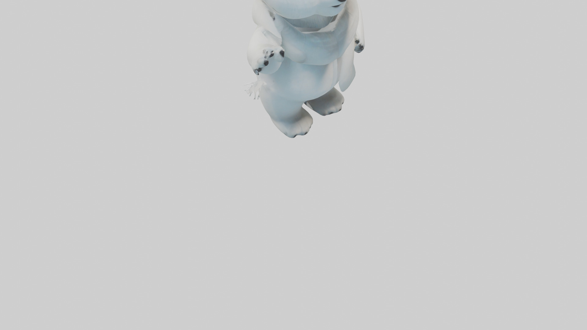 Cartoon Polar Bear model 3D model_8